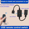 USB Remote Control DC5V Wireless 433mhz Drive Switch LED Light Mini Motor Bar Reading Light Fan.