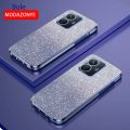 lthmy for VIVO Y77 5G case electroplating colorful soft glitter TPU cellphone cover luxury phone casing.