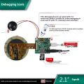 Da Cai 2.1-inch M-shaped circular UI ultra-thin COF serial port screen/low power consumption/script/configuration/DC48480M021.