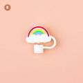 Straw Cover Silicone Reusable Drinking Dust Plug Airtight Cap Tips Accessories. 