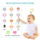 XingYun HelloKimi Baby Cell Phone Toy for Kid and Play Telephone Music Lights for 0-1 Year Old Kids with lanyard. 