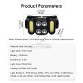 Outtobe Headlamp Mini Induction Headlight USB Rechargeable Headlights Free Adjustable Headlamps Waterproof Work Light Emergency Head-mounted Lamp for Camping Outdoor Running Fishing Hiking.