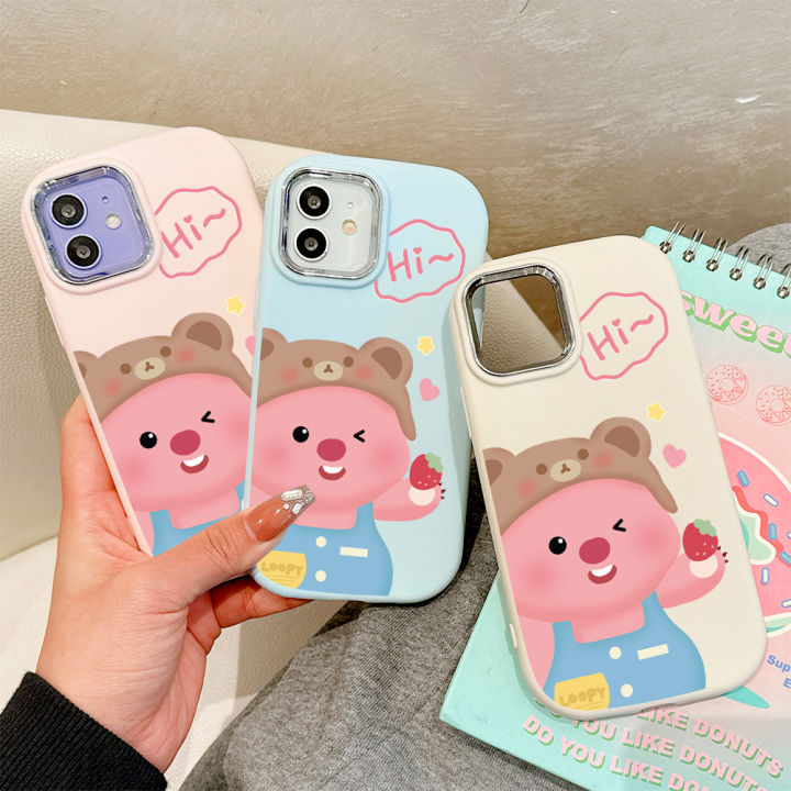 Hontinga%20for%20iPhone%2015%2011%2013%2014%2012%20Pro%20Max%206%206S%20Plus%20XR%208%207%20Plus%20XS%20X%20Max%20SE%202020%20Back%20Cover%20Luxury%20Silver%20Edge%20Lens%20Cartoon%20Loopy%20Pattern%20Soft%20Liquid%20Silicone%20Phone%20Case%20-%20Image%203