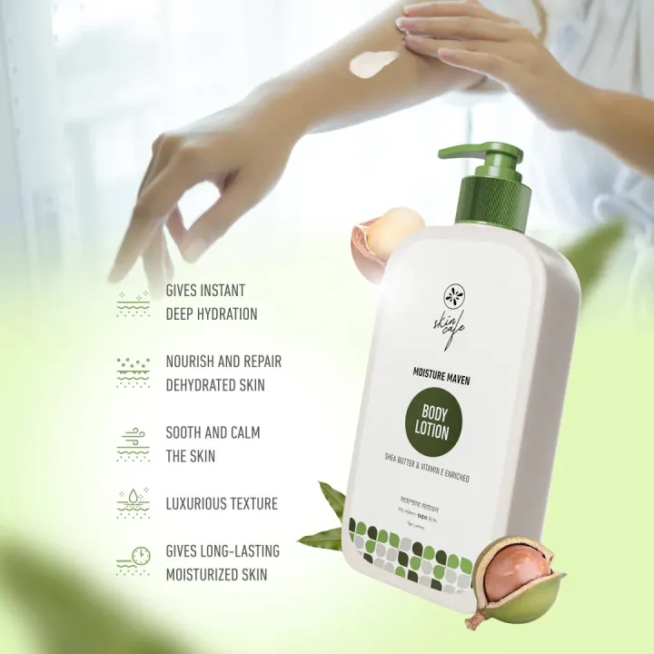 Skin%20Cafe%20MOISTURE%20MAVEN%20BODY%20LOTION%20SHEA%20BUTTER%20&%20VITAMIN%20E%20ENRICHED,350ml%20-%20Image%204