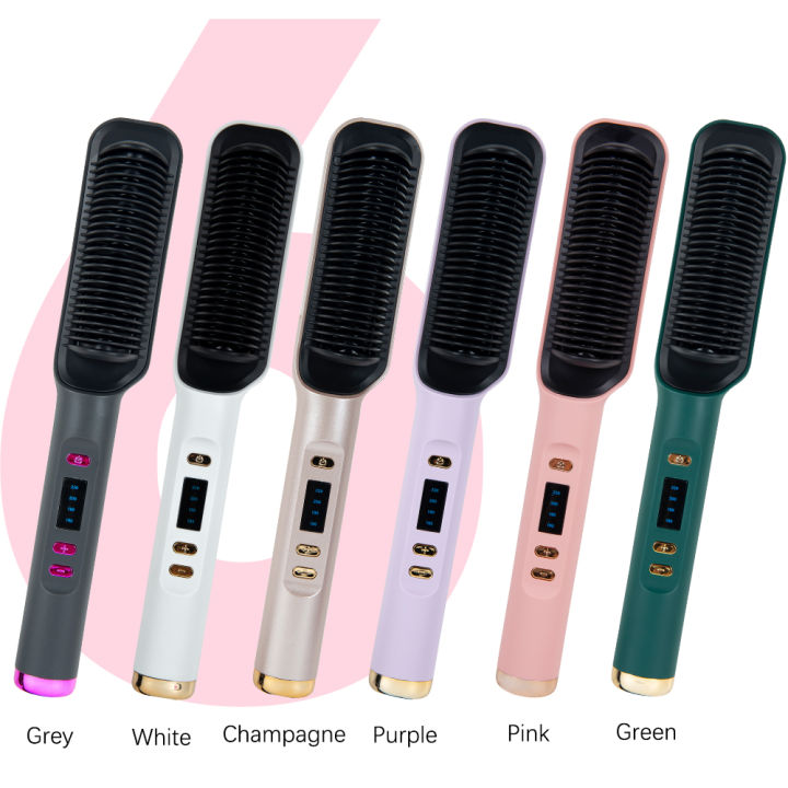 Professional%20Hot%20Comb%20for%20Hair%20Styling%20Hair%20Straightener%20and%20Curler%202%20in%201%20Dryer%20and%20Straightening%20Brush%20electric%20Hair%20Comb%20-%20Image%202