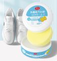 White Shoe Cleaning Cream All Season Multifunctional Cleaner Household Canvas Sports Shoes Cleaning Tool With Wipe Sponge.
