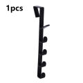 1/2pc Bedroom Door Hanger Clothes Hanging Rack Over The Door Plastic Home Storage Organization Hooks Purse Holder Bags Rails.