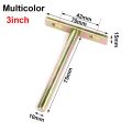 T Shape Metal Shelf Brackets Concealed Brackets Floating Hidden Wall Shelf Supports Screw Mounting Plate High Quality.