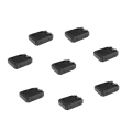 8X G1/4 90mm Aluminium Heat Radiator for PC CPU Water Cooling Heatsink Black. 