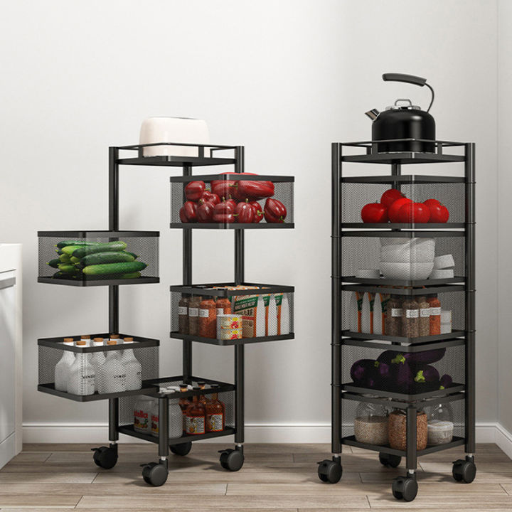 Rotating%20Vegetable%20Rack%20for%20Kitchen,%205%20Tier%20Kitchen%20Storage%20Rack%20Rotating%20Vegetable%20Rack%20Floor-Standing,%20Vegetable%20Rack%20for%20Kitchen%20on%20Wheels,%20for%20Kitchen%20Living%20Room%20Toilet%20Black,5-Tier%20-%20Image%202