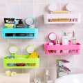 Bathroom Shelf Rectangle Plastic Kitchen Storage Wall Mounted Shelves. 