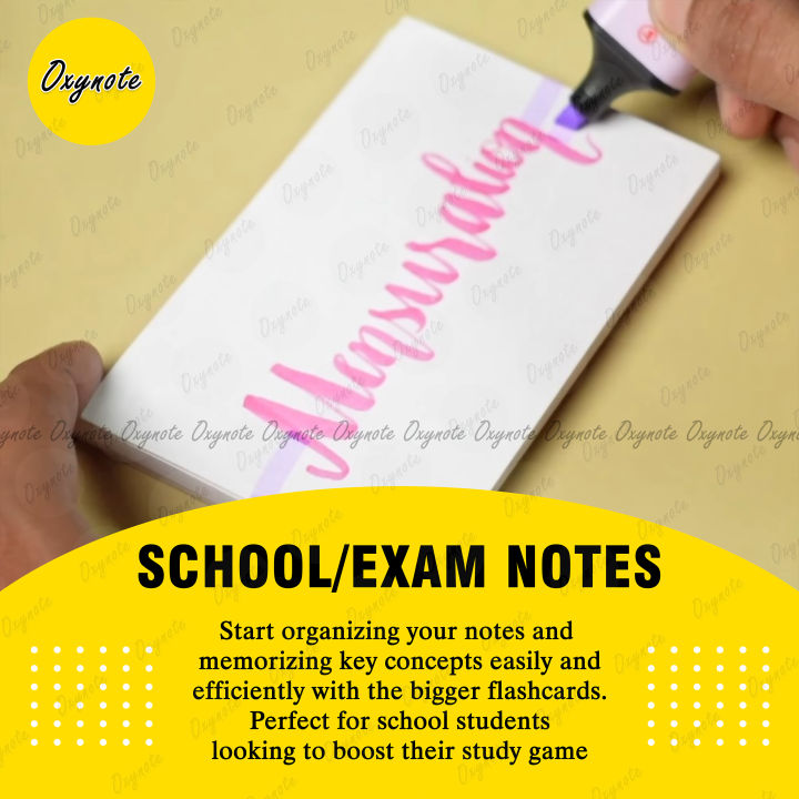 OXYNOTE%203%20x%205%20inches%20Index%20Flash%20Cards%20-%2050%20Cards%20-%20Suitable%20for%20Exam%20Preparation,%20Cheat%20Sheets,%20Short%20Notes,%20Syllabus%20Revision%20-%20Image%204