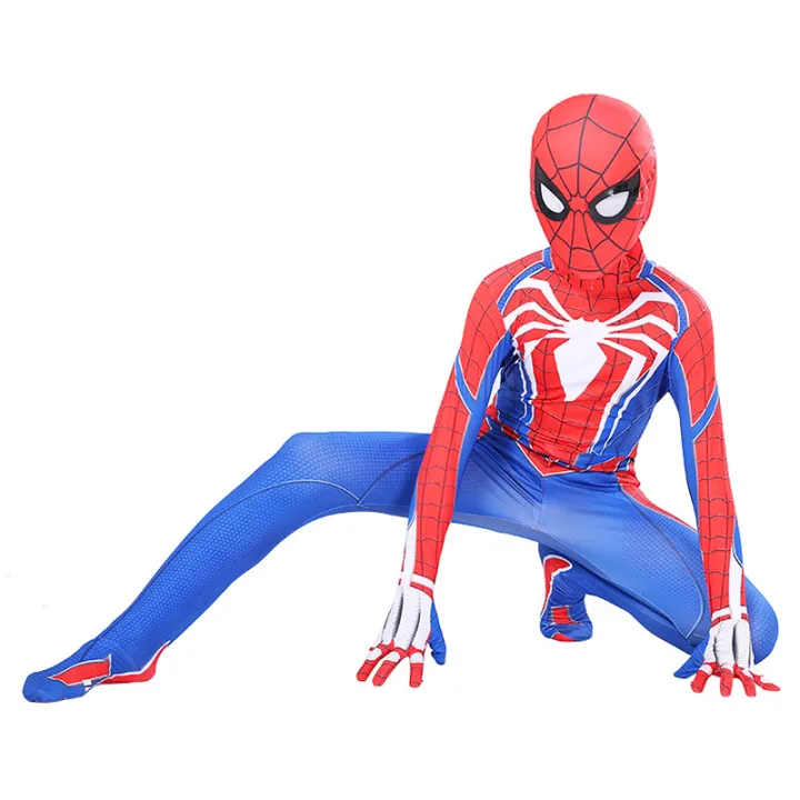Game%20PS4%20Spiderman%20Costume%20Anime%20Superhero%20Spider%20Man%20Cosplay%20Zentai%20Jumpsuit%20Halloween%20Carnival%20Party%20Dress%20Up%20Costume%20-%20Image%204
