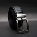 Zays Full-Grain Leather Belt For Men – Anti-Crack, Hand-Stitched, Cut-to-Fit with Luxury Box. 