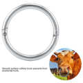 【Trending Now】 stainless steel livestock nose ring husbandry accessory farm essential tool. 