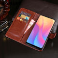 Phone Flip case OPPO A54 Luxury Wallet Card Slot Flip cover Stand Leather case for OPPO A54 Flip Back cover Stand Holder cases.