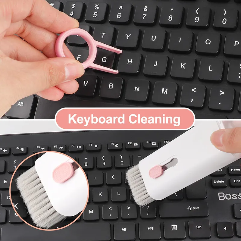 6 In 1 Mini Computer Keyboard Cleaner PC Laptop Brush Dust Cleaning Tool Kit | UK - View #10