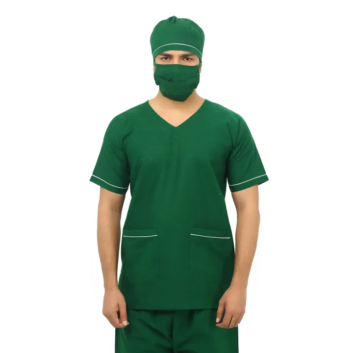 Doctors%20OT%20Dress/OT%20Dress/Male%20Female%20Doctors%20OT%20Dres%20With%20Full%20Set%20With%20Standard%20Cotton%20Febric%20For%20Medical%20Students%20&%20Nurse%20With%20Green,Sky%20and%20Navy%20Blue%20Colors%20-%20Image%204
