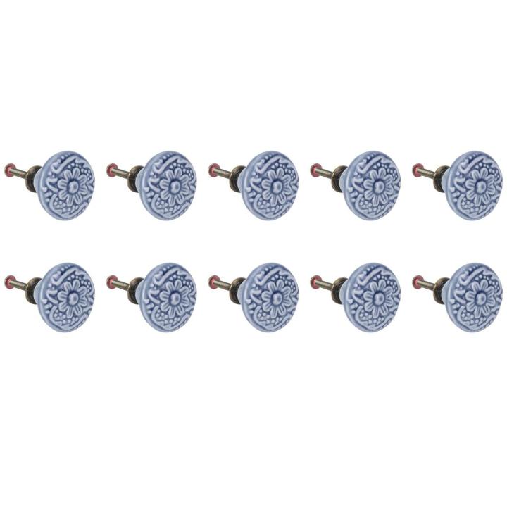 10PCS Cabinet Knobs Handles for Kitchen Furniture Door (with Screws)