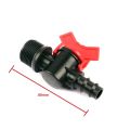 One (1) Piece 16mm to 3/4 inch Male Thread Ball Valve 16mm Hose Pipe Reducer Connector Valve for Drip Irrigation System Gardening Agricultural Water..