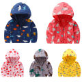 (NEW) Children Sun Protection Clothing Cotton Summer Long-sleeved Breathable Anti-mosquito Jacket For 1-5 Years Old color.
