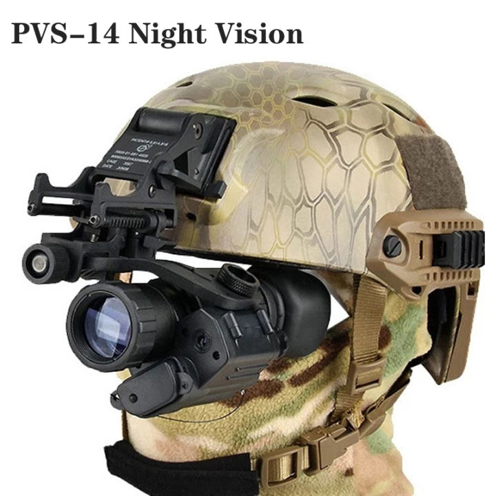 Tactical PVS-14 Night Vision Scope Monocular IR Digital Night
