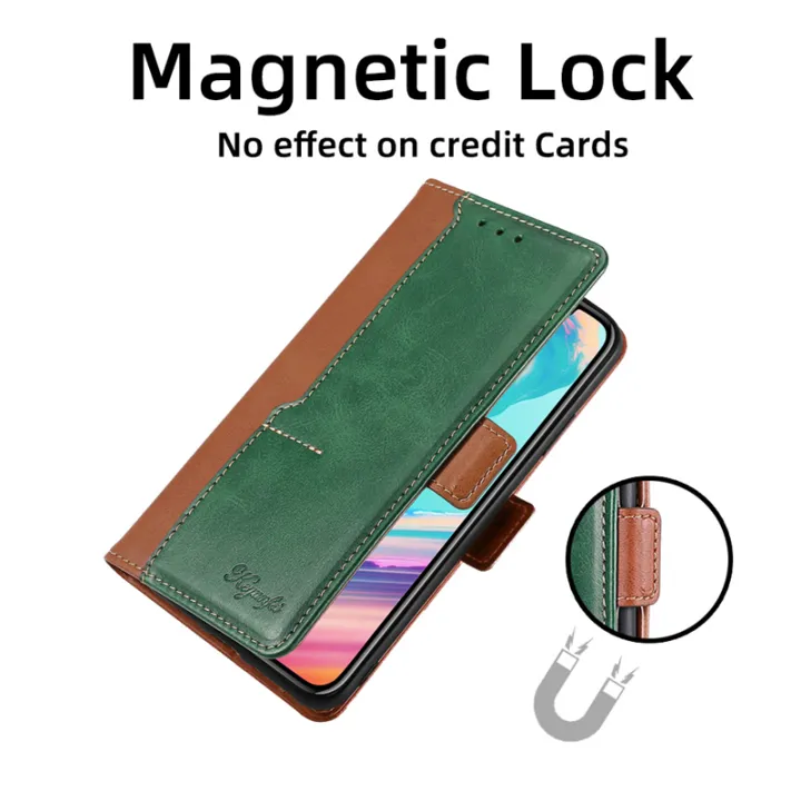 For%20Aquos%20Sense%207%20Plus%20Case%20Flip%20Leather%20Magnetic%20Case%20Wallet%20Protective%20Phone%20Cover%20-%20Image%203