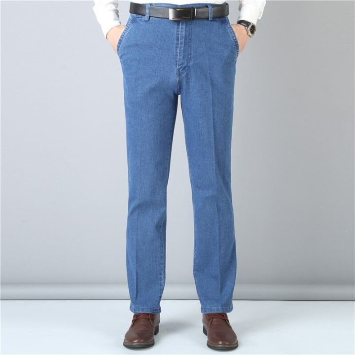 Peking%20Story%20Thick%20jean%20homme%20Men's%20Jeans%20Man%20Casual%20Large%20Size%20Men%20Denim%20Jeans%20Straight%20Solid%20Color%20Long%20Pants%20plus%20over%20size%20-%20Image%204
