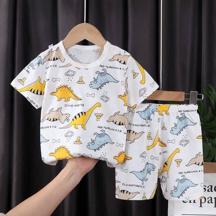 2pcs/set%202022%20New%20Trendy%20Baby%20Cotton%20Clothes%20Suit%20Children's%20T-shirt+shorts%20Suits%20Summer%20Short%20Sleeve%20Pants%20Boys%20Girls%20Tracksuit%20-%20Image%206