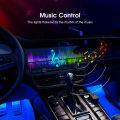 Geepact Car Ambient Light Car RGB Interior Car Lights APP Control Car Accessories Sound Active Function Car Foot Under Dash Lighting Kit Atmosphere Light USB. 