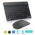 Spanish French Bluetooth Wireless Keyboard Azerty Russian Korean For iPad Mac PC Tablet Cell Phone Laptop And Mouse Mini With N. 