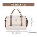 Likros Duffel Bag Travel Bag with Shoes Compartment, Gym Tote Bags, Shoulder Weekender Overnight Bag for Women Luggage Hangbag.