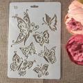 Stencil for Wall & Fashion Painting Template 10 by 8 inch..