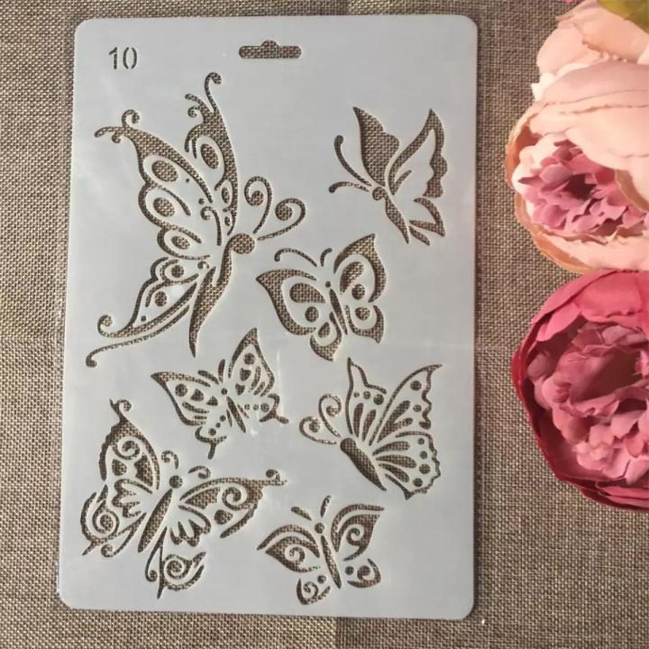 Stencil for Wall & Fashion Painting Template 10 by 8 inch.