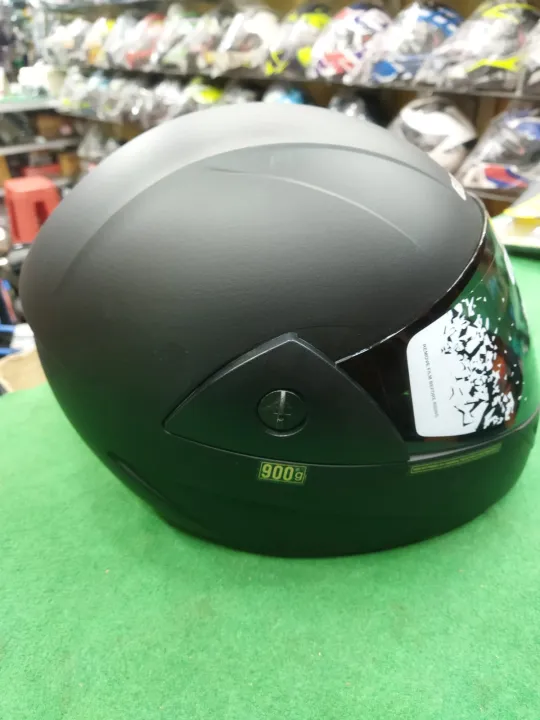 Gliders%20Jazz%20Matt%20Black%20Helmet%20With%20Smoke%20visor.%20-%20Image%202