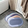 Bath Mat Rubber Backing Non Slip Quick Dry Super Absorbent Thin Bathroom Rugs Washable Floor Mats for in of Bathtub.
