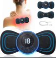 Tens Units EMS Mini Massager,Muscle Stimulator Full Body Relaxation Machine,Rechargeable Device for Legs Back Neck Pain Relief Electromagnetic Therapy. 