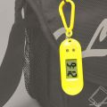 Unisex Student Electronic Clock Keychain Mini Electronic Student Oval Watch Digital Table Time Display Clock Hanging Keychain. 