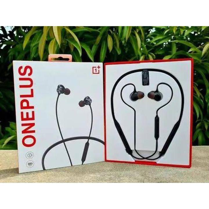 OnePlus E304A Bullets Z Bluetooth Neckband Earphone (Bold Black) 