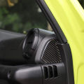 for Jimny 2019 2020 Center Console Side Air Outlet Decorative Stickers Car Interior Accessories Carbon Fiber. 