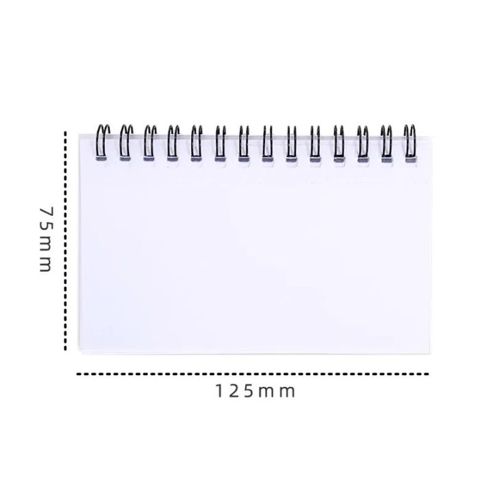 50%20Sheets/book%20Colorful%20Tearable%20Spiral%20Notebook%20Horizontal%20Line%20Minimalist%20Transparent%20Cover%20Memo%20Pad%20School%20Office%20Writing%20Pad%20-%20Image%203