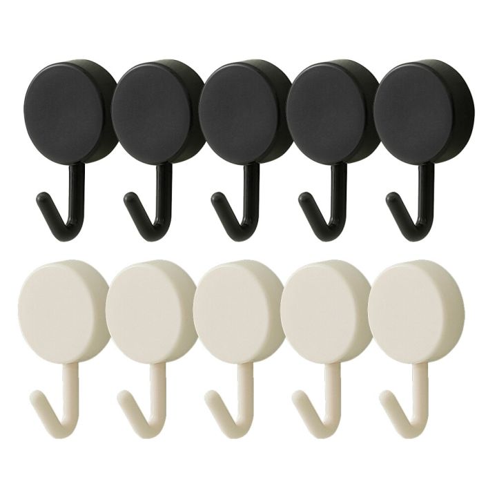10pcs%20Mini%20Self%20Adhesive%20Wall%20Hooks%20Strong%20Bearing%20Bathroom%20Door%20Kitchen%20Household%20Towel%20Hanging%20Key%20Holder%20Plastic%20Hanger%20-%20Image%202