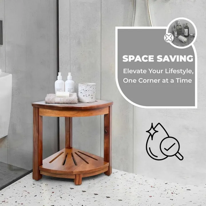 GC%20Corner%20Shower%20Stool,%20Waterproof%20Shower%20Foot%20Rest%20For%20Inside%20Shower,%20Wood%20Bathroom%20Stool%20Bench%20Seats%20With%20Storage%20Shelf%20Non-Slip%20Foot%20Pads%20For%20Small%20Space%20-%20Image%203