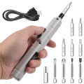 NCANRUI Electric Screwdriver 3.6V Small Cordless Screwdriver, USB Fast Charge Screwdriver Kit, Pen-Sized Mini Screwdriver.