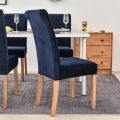 Elastic Velvet Chair Cover Super Soft Dining Chair Slipcover Stretch Spandex Universal Size Chairs Covers Hotel Home Decor.