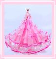 genuine case for Barbie doll clothes new authentic clothing fashion apparel accessories dress dream wedding dress princess dress Luhuai CVC.