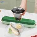 Vacuum Sealer Machine Food Preservation Food Sealing Lightweight Vacuum Air Sealing for Seafood. 