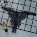 Women Lace Transparent Crotchless Underwear Butterfly Shaped G-String Panties Open Crotch Underwear Lingerie - Panty - Panty. 