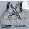 Girls Panty Sets Teenage Cotton Padded Training Bra+Panties Kids Sports Underwears 8-14Year.