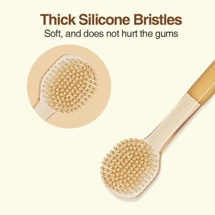 Dr.isla%20BY11%203%20in%20Baby%20Cleaning%20Toddler%20Teeth%20Brush%20Coating%20Cleaner%20Infant%20Oral%20Care%20Bayi%20Berus%20Gigi%20Kids%20First%20Set%201%201%20Tongue%20Brush%20Soft%20Silicone%20Massaging%20Toothbrush%20-%20Image%207